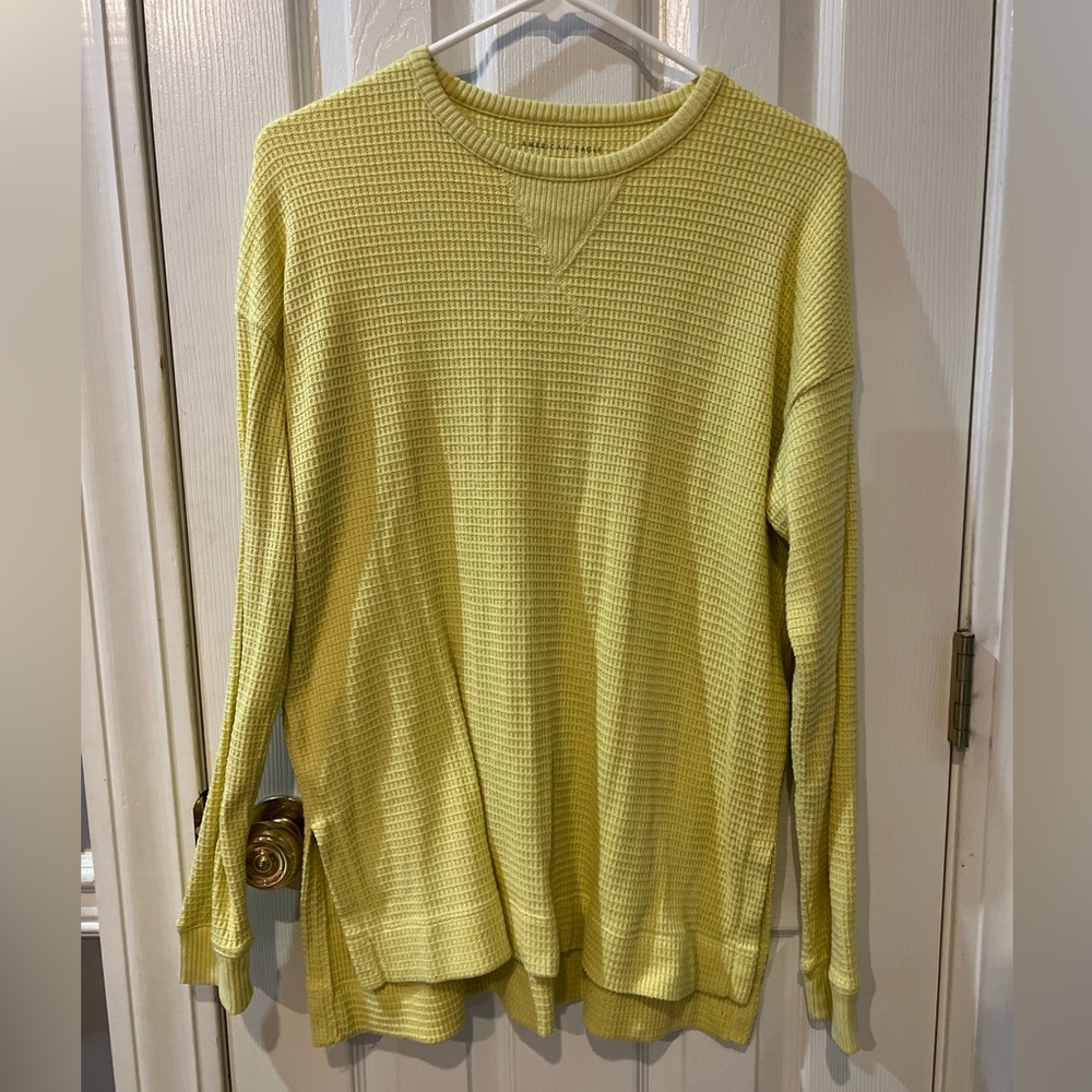 American Eagle waffle knit